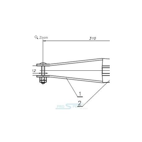 BELOS NK 3002 Uchwyt odciągowy 4x50-95